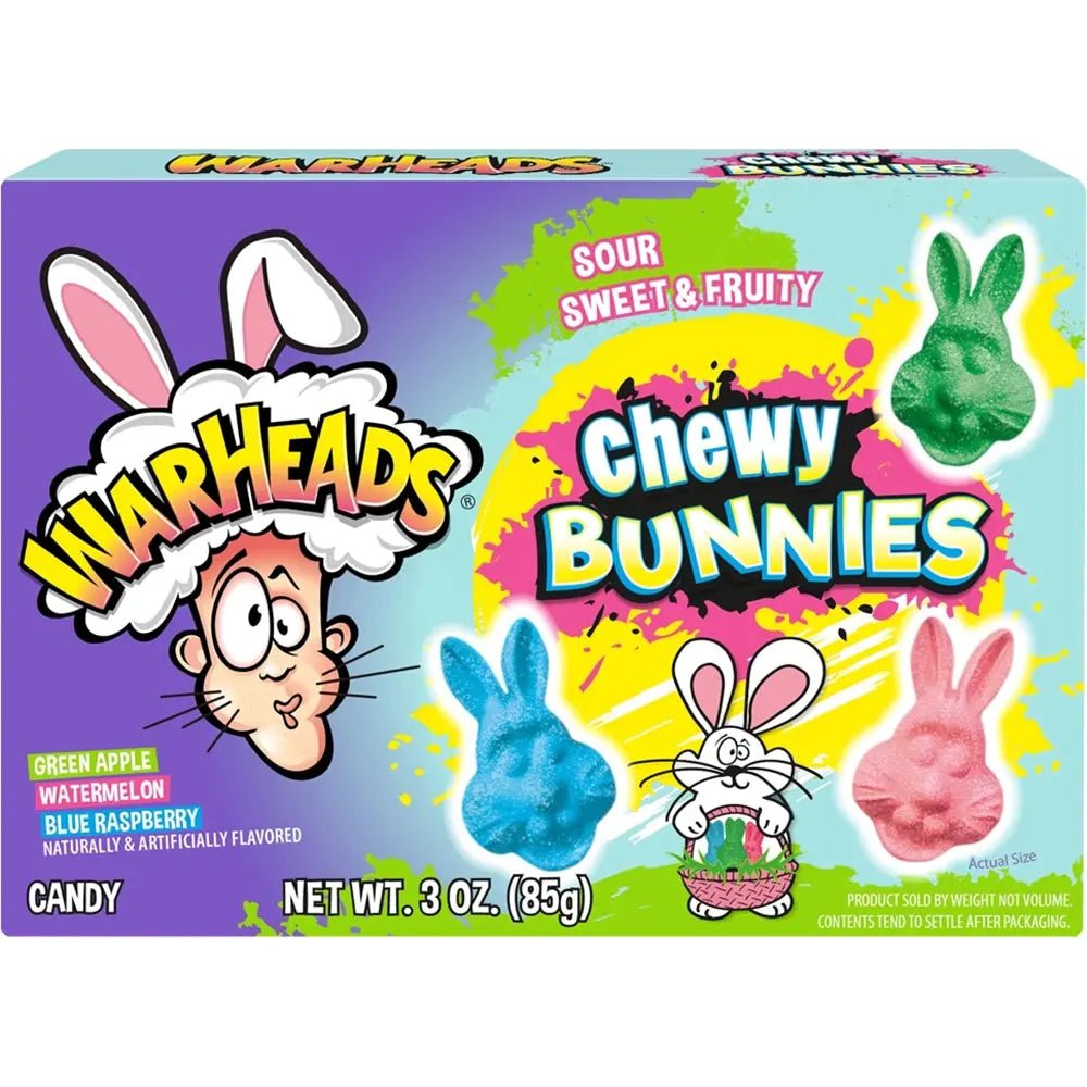 Warheads Chewy Bunnies 85g - OhMyCandyBox